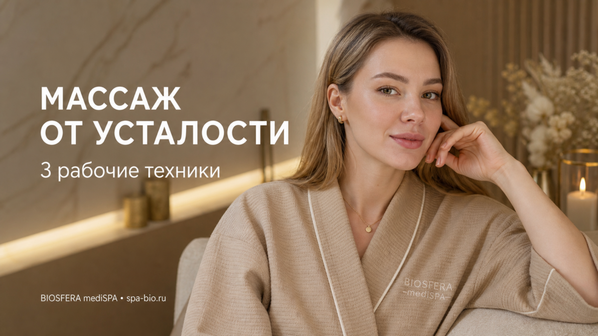 Массаж от усталости: 3 рабочие техники при хронической форме