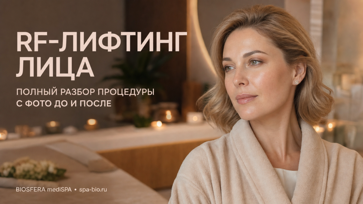 РФ-лифтинг лица: полный разбор процедуры с фото до и после