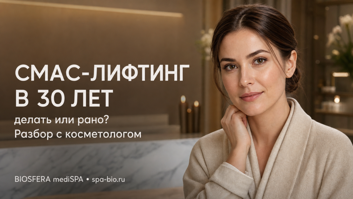 СМАС-лифтинг в 30 лет: делать или рано? Разбор с косметологом