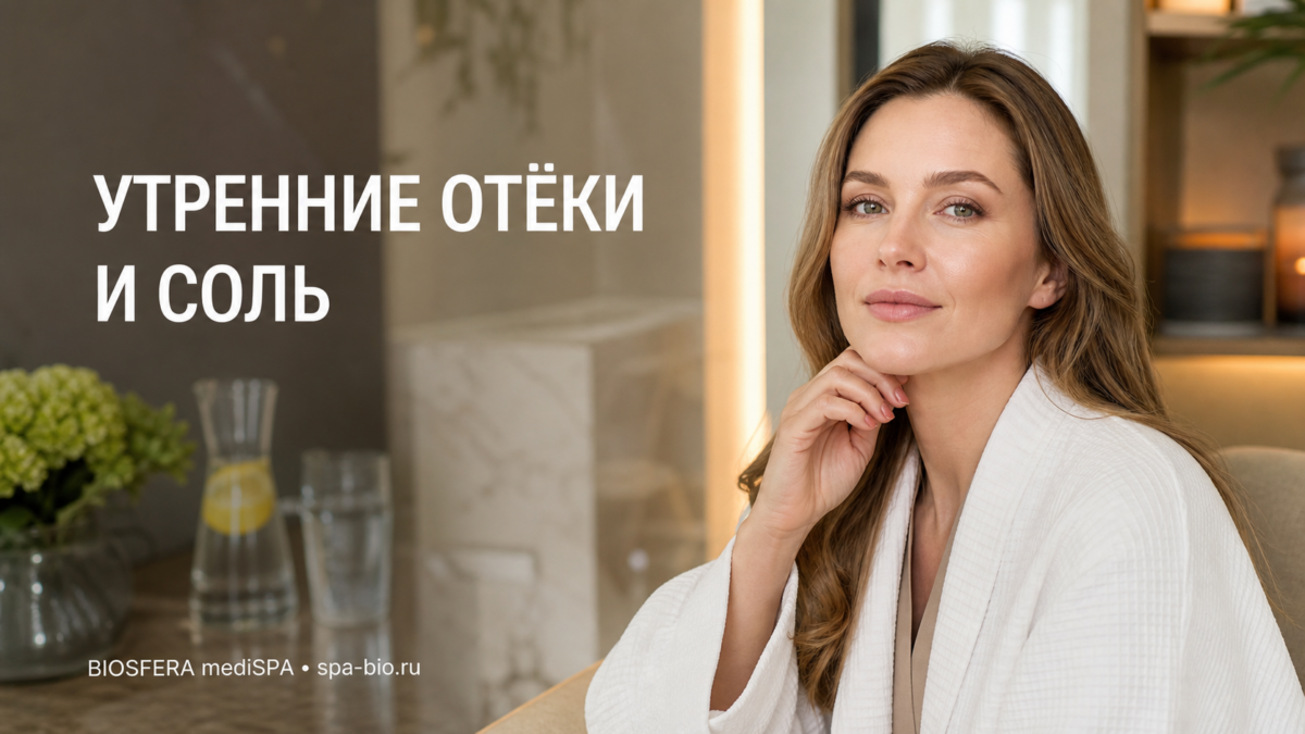 Утренние отёки и соль: как избавиться от лишней жидкости — 5 простых шагов