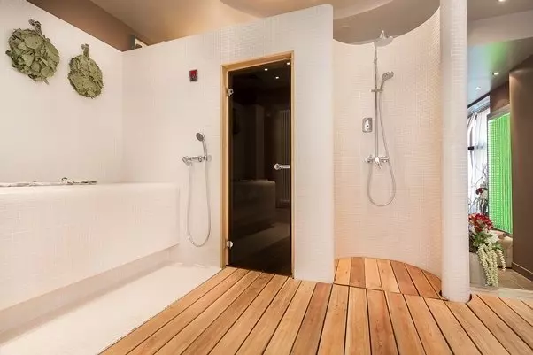 Зона банных процедур в кабинете SPA-программ